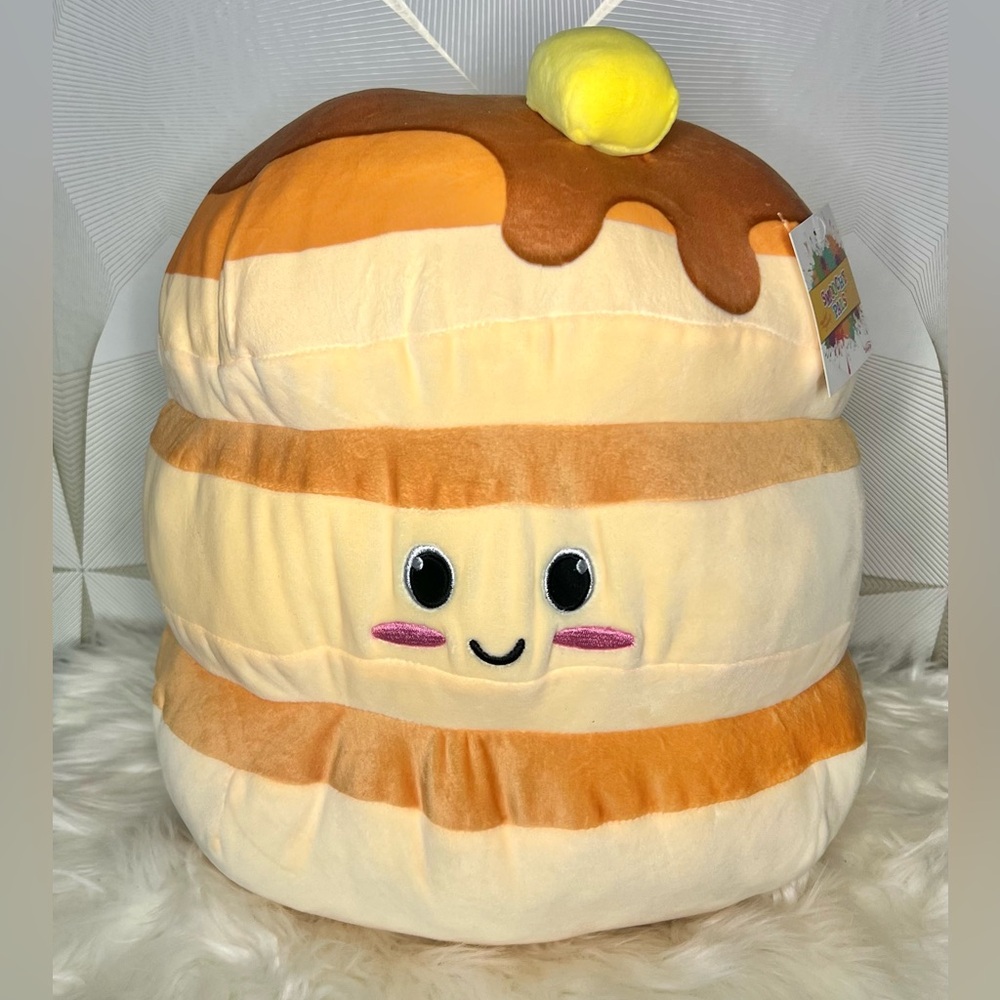 •SOLD• Smoochy Pals Stack of Pancakes w/Syrup & Butter 12” NWT